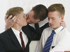 Mormon anal 3some with Bishop Davies, Elder Dean, Elder Herring