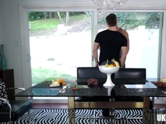 Watch these two muscle men get wild and cum hard