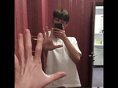 Dream Boy Beautifully Masturbation on herself at the Mirror