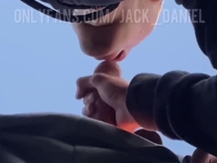 BLOW A COCK A GAY-FOR-PAY FELLOW OUTDOOR