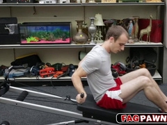 Splendid Sport Trainer Heads For Assfucking Screw For The First-Ever Time