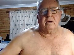 Daddy cums on cam