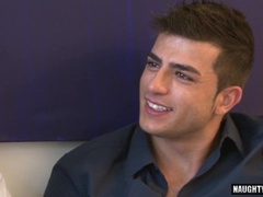 Cum-shot on Thick Manstick's ass after a steamy hook-up with a cum-thirsty partner