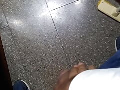 Office jerking, Italian boy hungry for sex