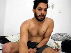 Hairy muscle hunk Sorddsix goes solo with a steamy self-handjob