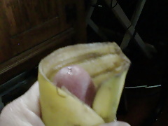 Banana masturbation