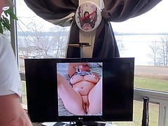 Tina asked for CUMM on face tribute