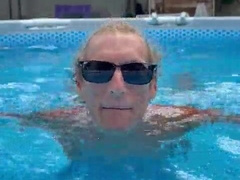 Just a lil naked frolicking in the pool
