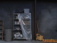 Buff guy gets blowjob and fucks
