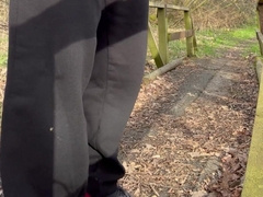 Caught in the forest by some stranger dude