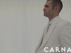 CARNAL PLUS - MasonicBoys Ultra-cute Dex Devall enticed romped moist by suited DILFs (Kyler Drayke)