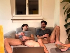 First time, dudes, handjob