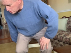 Want to observe a 67 yr older stud jerking?