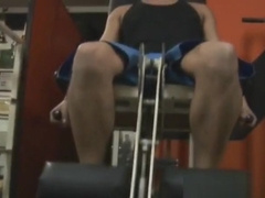 Hunky Latino got his tight anus stuffed by his Gym partner