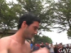 Watch these two kinky straight boys get their pussies pounded in Hetero Studs' hot pounding