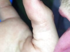 Overwhelmed with clearly perfect precum out of my cock