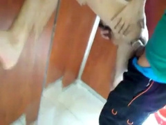 Fellow gets ravaged in an elevator