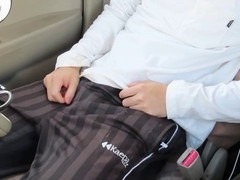 [Japanese] Masculine solo moaning ruined orgasm with lady-like sounds