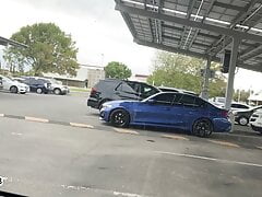 Twink Xblue18 caught jerking off in the public parking lot