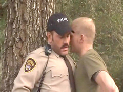 muddy cop