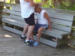 older gays have sex in public park 3