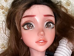 My Doll In Love With The Vacuum Cleaner Hose - Elsa Babe Silicone Love Doll Model Takanashi Mahiru