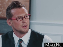 MaleNoir.com - Handsome businessman gets his ass plowed by young hunky black stud hard