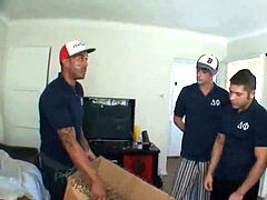 Group, mischievous, blow-job