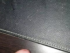 Cum on desk with sticky sperm load