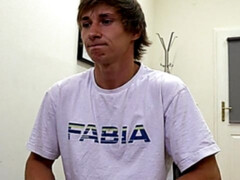 Long-haired amateur getting throated in a hot video