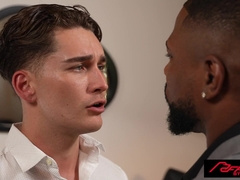 Xmas Is Saved With A Red-Hot BIG BLACK COCK Shagging Nice Jock's Arse