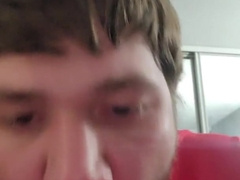 Making my sub blow dick