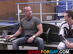 faggot have fun with a hetero stranger