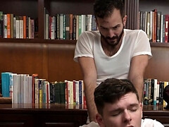 Tucker Barrett knows how to properly tease and please him