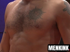 Alexander Gustavo loses in wrestling against DJ so he has to endure his dick