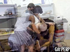 Christian Ryder ass fucked by Malakai White and Rave Hardick