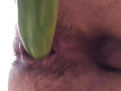 Extreme fuck anal with cucumber