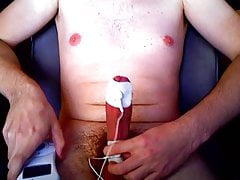 20 yo young gay electro estim cock with Cumshot at the end