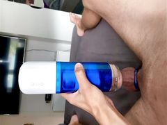 Young Gay boy enjoys his new toys and cums on his hot body