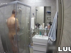 LUUV. Abbadon takes a bathroom before a orgy sequence on camera
