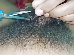 It's shaving time my bf shaved cock and balls