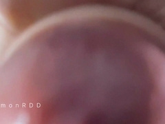 Authoritative fellow orders imaginary mate to blow fuck-stick