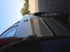 Father me folla en el parking - Amateur No condom Outdoor Poke