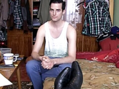 Gaunt dude with a tight butt gets screwed in POV