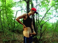 Onanism, outdoor cock, amateur gay public