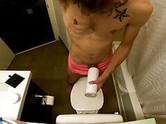 StraightStoner using a fleshlight