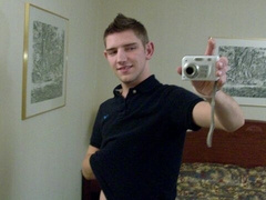 Bad boy named Justin showing  his attractive body here