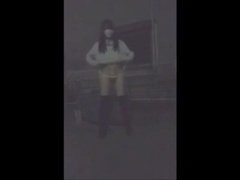 Sexy Asian CD cums in public22