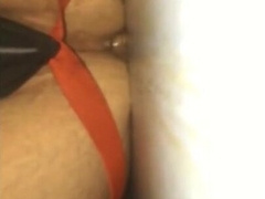 Cummy Hole Penetrated by a Skinny Sex Toy7