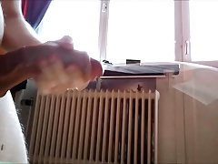 Swedish guy with big cock has huge cumshot